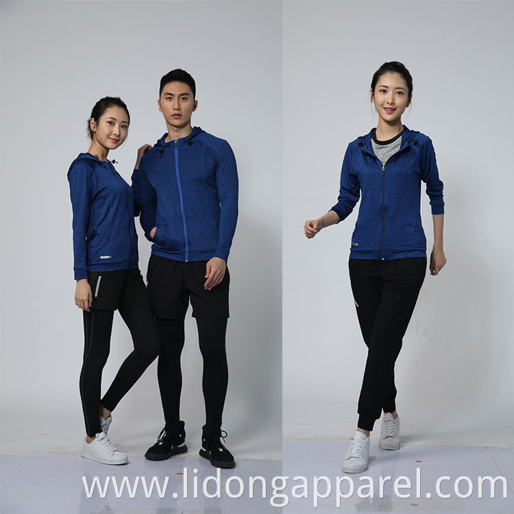 LiDong regular fit top quality cheap slim fitted tracksuit custom